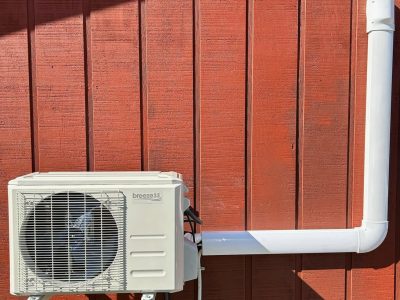 Outdoor Mini Split Condenser Installation